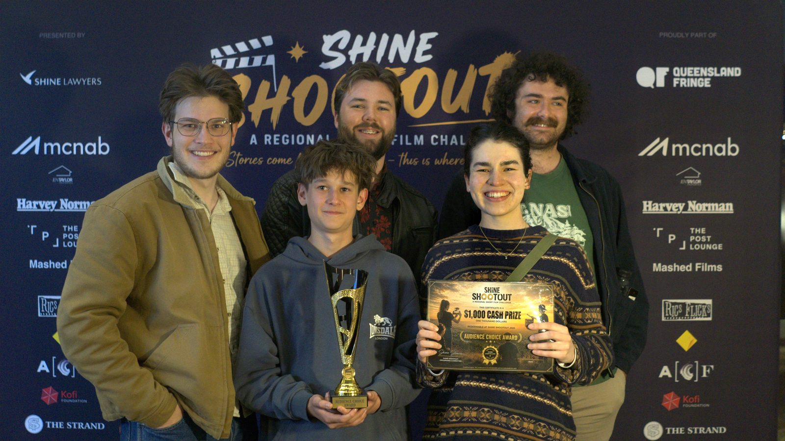 Audience Choice Award winners team Step 3
